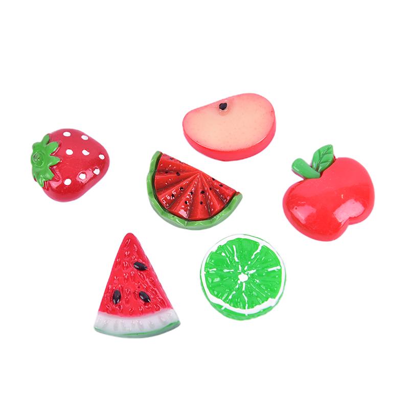 10Pcs Diy Fruits Fridge Kid Souvenir Resin Craft Refrigerator Sticker Accessorie