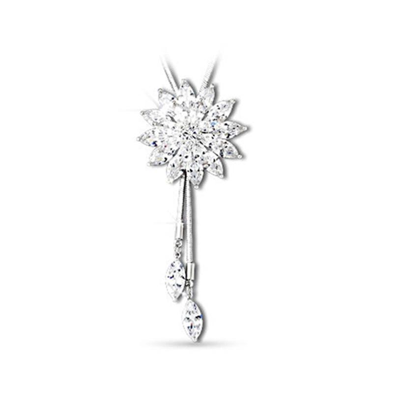 Элегантное ожерелье-цепочка с кисточкой для женщин - Универсальный, высококлассный европейский и американский дизайн для осенне-зимней моды