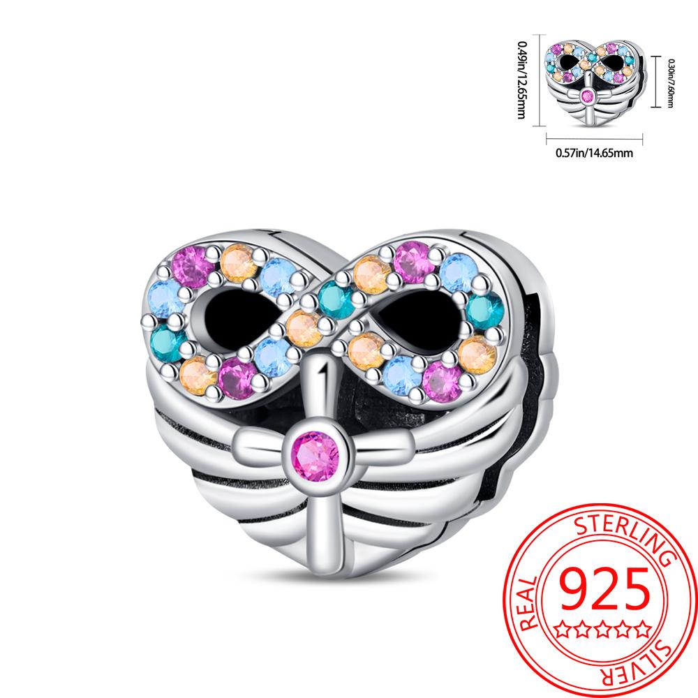 Original Copper Red Love Clover Colored Lollipops Butterfly Shell Fit Diy Reflexions Mesh Bracelet Party Gifts