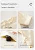 Хлопковый топ-халат для новорожденных с запахом на завязках - Весна/Осень