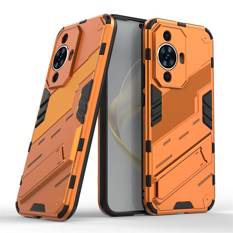 Чехол-накладка для Huawei Nova 12S Для Huawei Nova 12S Capas Бампер Броня Подставка Задняя крышка-держатель для телефона Huawei Nova 12S Fundas