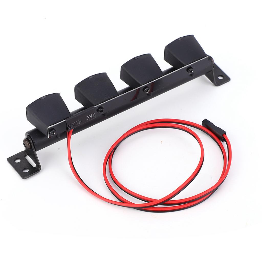 Светодиодная балка на крышу и прожекторы для RC-краулера в масштабе 1:10, подходят для TRX4 90046 SCX10