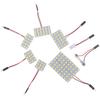 Car Interior 5050 Led White Light Smd Lamp Panel T10 Festoon Dome Ba9S 12V 5W