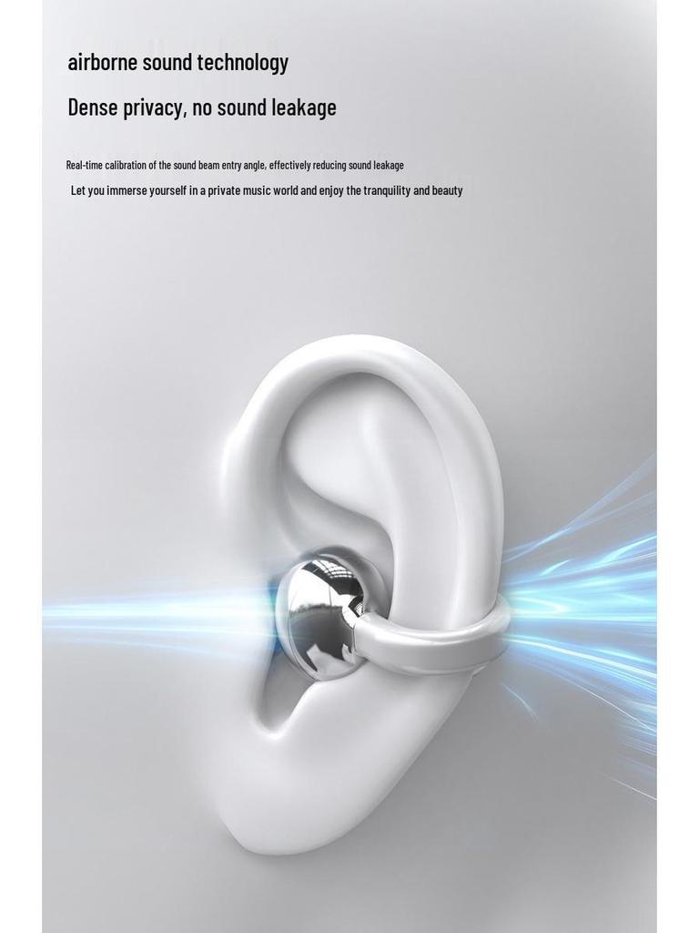 2026 W18 Костная проводимость Открытое ухо Bluetooth Клипсы на уши Наушники: Безболезненное длительное ношение с увеличенным сроком службы батареи и настраиваемая частная модель.