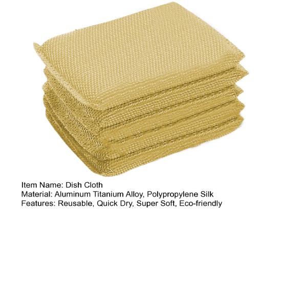 Yousheng 5 шт. ткань для мытья посуды, не царапающая губка, мягкая, гибкая, многоразовая, многоразовая, скруббер, инструмент для очистки твердых поверхностей