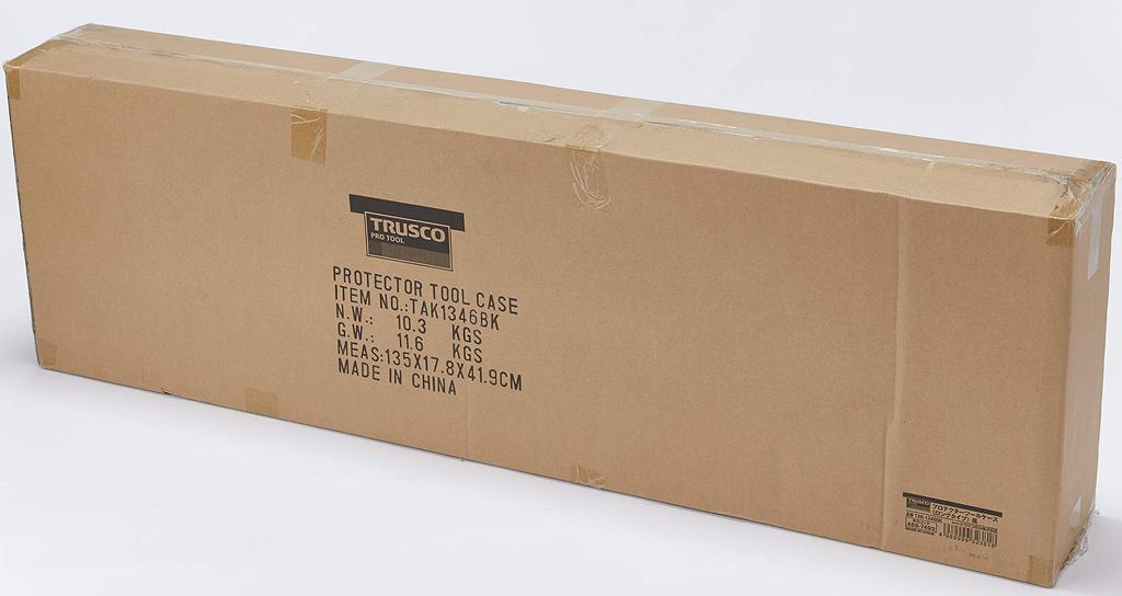 TRUSCO Protector Tool Case Black (Long Type) TAK-1346BK