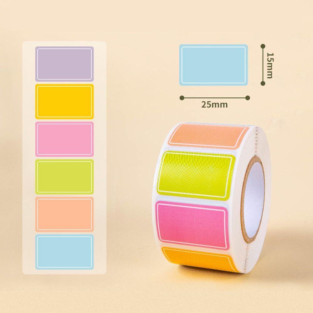 500Pcs/Roll Self-adhesive Label Stickers Blank Labels Index Portable Name Sticker