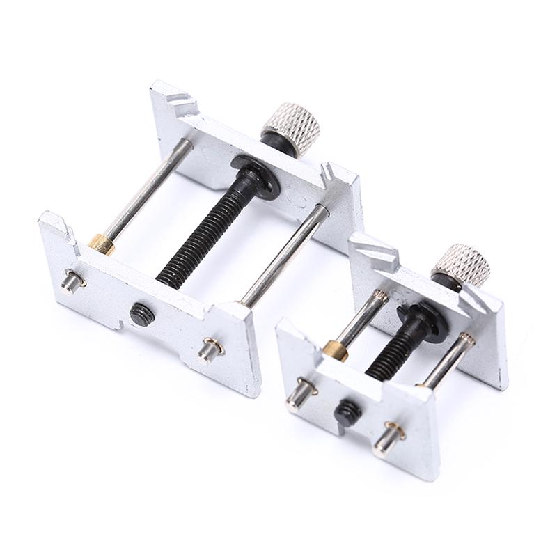 2Pcs Watch Case Metal Movement Holder Watchmaker Clamp Repair Tool