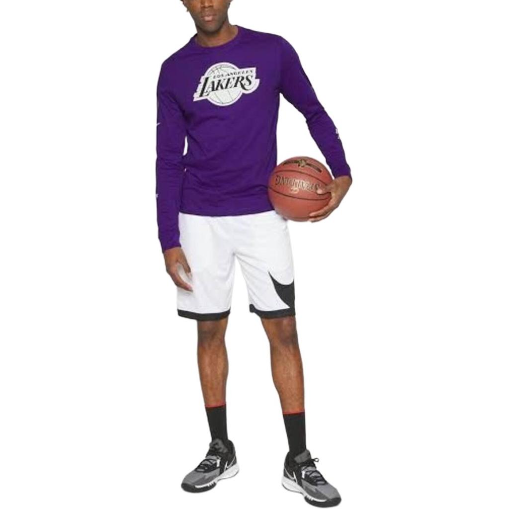 Nike Футболка NBA Los Angeles Lakers L/S фиолетовая/белая мужская уличная одежда DV6040-504