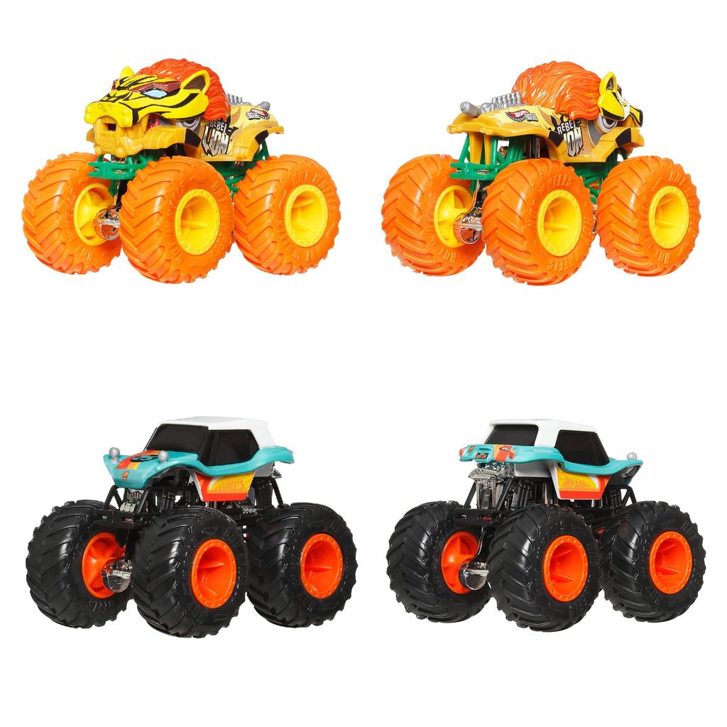 Hot Wheels Monster Truck Assortment Vehicle Toy Mini Car 8 Cars Box Sold for Ages and Up Multi 164 983D-FYJ44