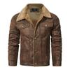 Men's Winter Velvet Lapel Jacket Fur Integrated Velvet Jacket Coat Men's Loose Men's Clothing
