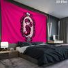 Ula Cartoon Wall tapestry, aesthetic printed fabric blanket, suitable for bedroom, living room, and home decor.