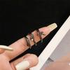 Dark Personality Crow Stacked Ring Opening Adjustable Niche Design Trendy Cool Retro Index Finger Ring