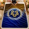 Flannel BlanketLeicester City Football Warm Soft Throw Blanket for Indoor Sofa Bed Living Room Use