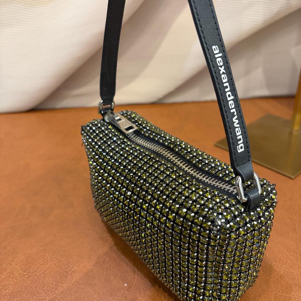 [Pre-Owned] Heiress Rhinestone Mesh Clutch Bag - Excellent #1YIOHJ8