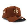 Кепка New Era 9FORTY Снэпбэк Нью-Йорк Янкиз MLB 1999 МИРОВАЯ СЕРИЯ СЕРЫЙ КОЗЫРЕК A-FRAME СНЭПБЭК КЕПКА NEW ERA NEW YORK YANKEES AF A-Frame 940 Шляпа Медь