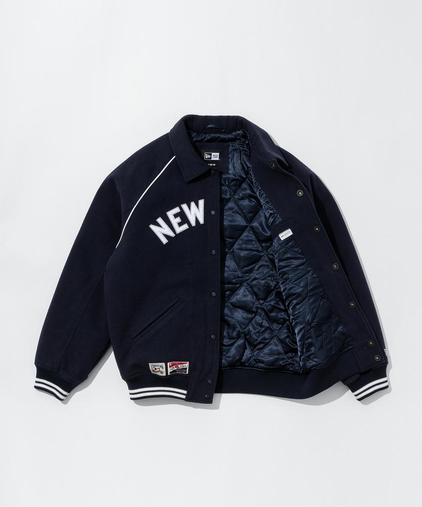 New Era Mlb New York Yankees Melton Stadium Jacket Navy