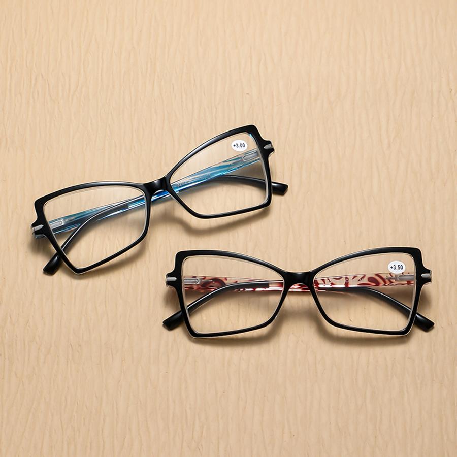 Large Frame Cat Eye Reading Glasses Retro Fashion Presbyopia Hyperopia Eyeglasses Women Man Reading Eyewear +1.0 +1.5 +2.0 +3.0 +3.5 +4.0