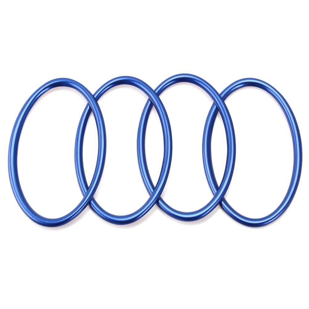 4 шт. автомобильный кондиционер отделка выходное отверстие украшение круг кольцо наклейка для Ford Focus 2 MK2 2005-2013 авто аксессуары