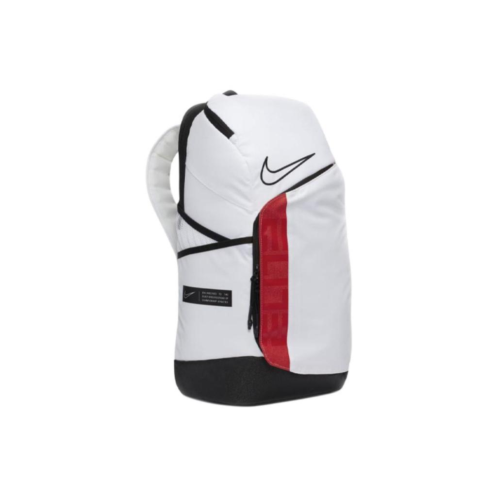 Nike Elite Pro Вместительный Дизайн с Разделением Полиэстер Баскетбольный Рюкзак Унисекс Рюкзак Белый BA6164-100