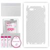 apgo Protective Skin Sticker for the Back+sides Compatible with OnePlus 5, Full Wrap Film, Foil, Vinyl - Pattern Transparent Carbon