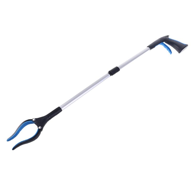 Складные длинные зажимы для мусора, захват, инструмент для захвата, изогнутая ручка, портативный зажим для мусора