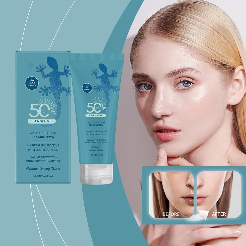 Солнцезащитный крем Водостойкий солнцезащитный крем для тела Солнцезащитный крем для лица Освежающий солнцезащитный крем, 100 г