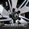 PBMN1 For Skoda 4PCS 56mm Car Wheel Tire Hub Center Sticker Badge Accessories Octavia A5 A7 RS Fabia Superb Rapid Karoq