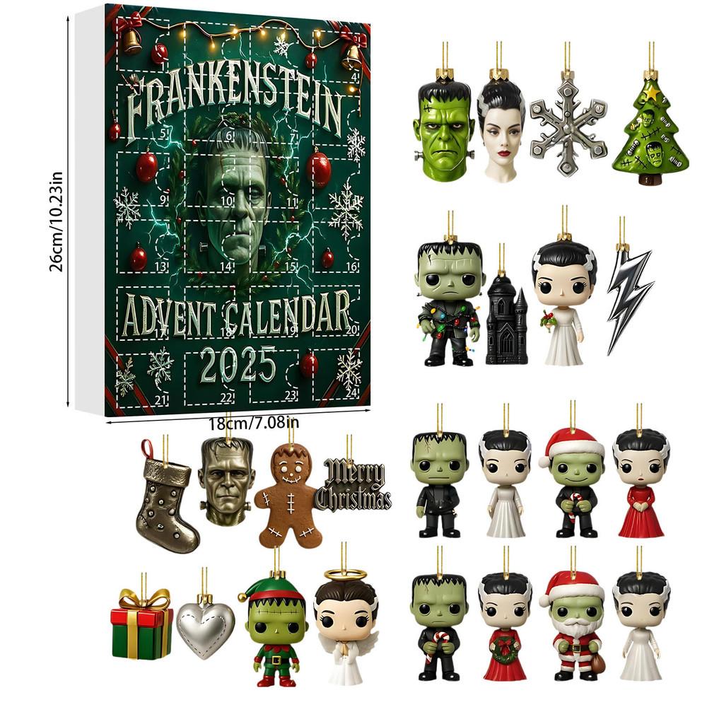 Горилла ВВС Балет Акриловое Дерево Украшение Адвент-календарь Слепая Коробка Подарок Для Праздничного Декора