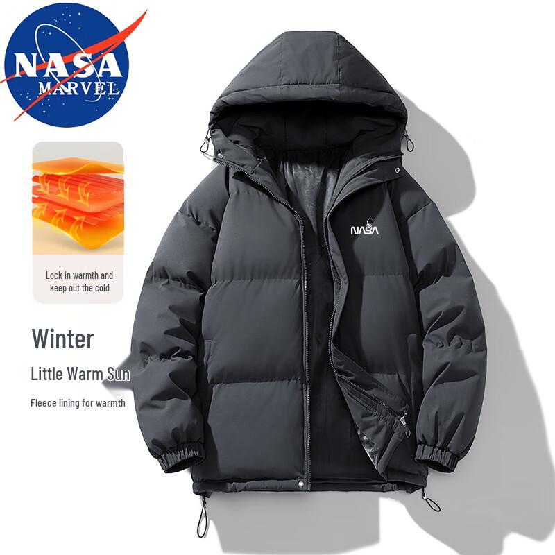 Мужская водонепроницаемая зимняя куртка с капюшоном NASA MARVEL