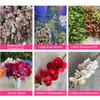8-Head Arrangement Artificial Butterfly Orchid Velvet Texture Fake Phalaenopsis  Wedding Hall