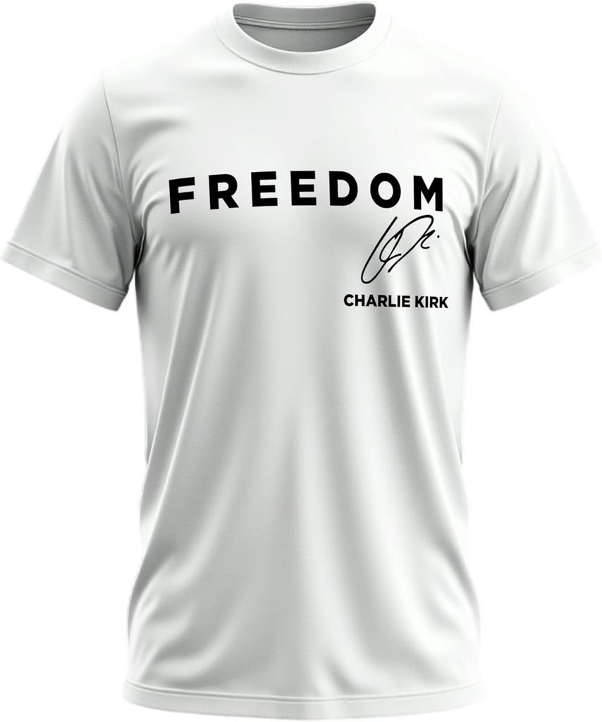 Freedom Shirt – Simple Freedom Text T Shirt for Men Women Patriotic Men's Tshirts Graphic Tee