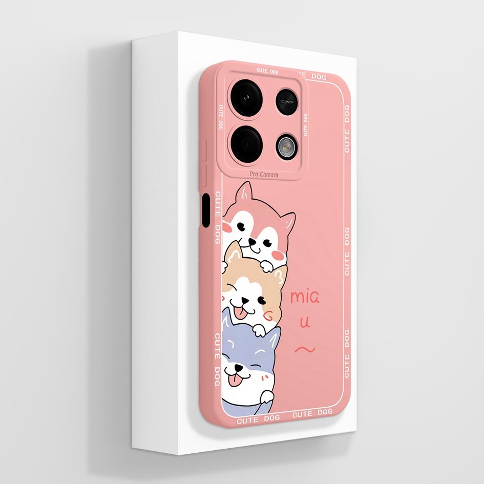 Чехол для Xiaomi Redmi Note 12 13 K70 K60 K30 K50 Pro A3 задняя крышка милая панда Мягкая силиконовая защита экрана чехол для телефона с защитой от падения Роскошный корпус Капа