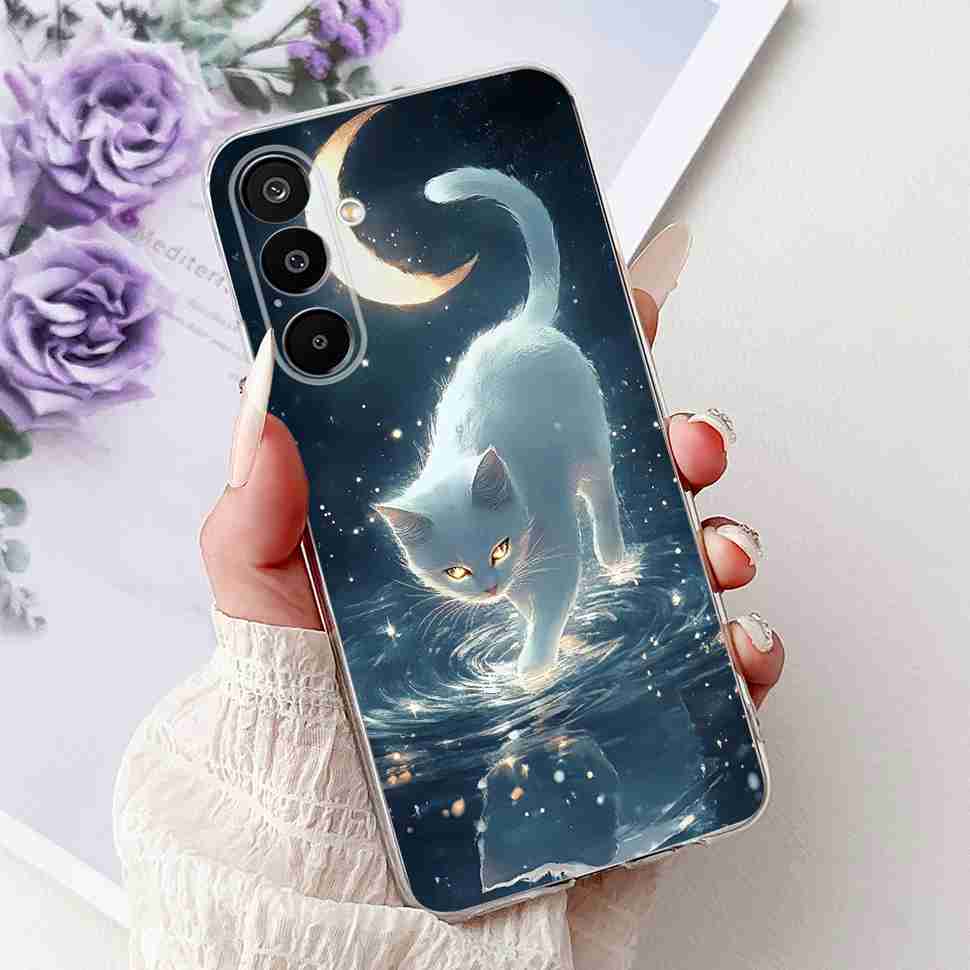 For Samsung Galaxy M16 5G Case Colorful Flower Butterfly Soft Silicone TPU Cover For Samsung m16 M16 5G 6.7" Phone Shell Bumper