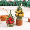 New Mini Christmas Ball Pine Needle Tree Ornament Christmas Desktop Simulation Christmas Tree Decorations Small Gifts