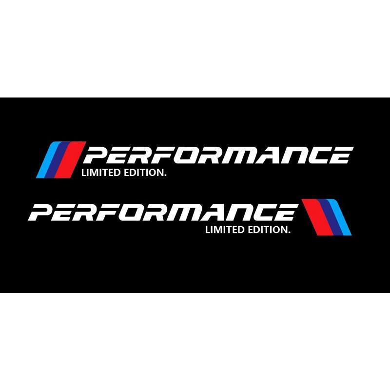 2 шт. Наклейка на кузов автомобиля Mperformance для BMW E30 E36 E39 E46 E60 E61 E64 E70 E71 E85 E87 E90 E83 F10 F20 F30 E80 M3 M5