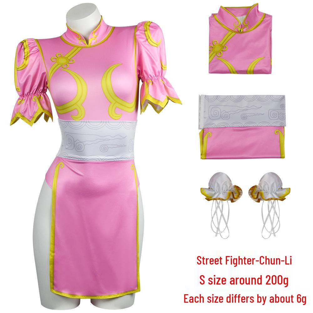 Костюм для косплея Chun-Li на Хэллоуин – наряд Street Fighter 6 Stage