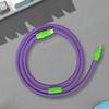 Зарядный кабель USB C на USB C, 100 Вт, зарядный кабель типа C, кабель для быстрой зарядки, силиконовый кабель для передачи данных для телефона, планшета