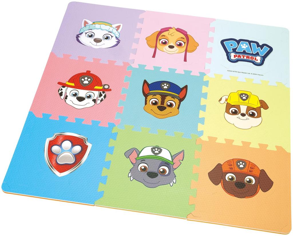 Skater Коврик-пазл 9 штук Напольный лист Игрушка Детский Щенячий патруль Мальчики IPZM1-A