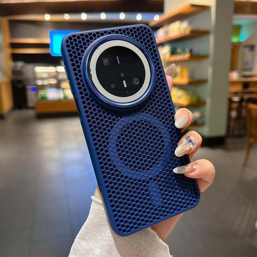 Weiwang подходит для Huawei mate70Pro чехол для мобильного телефона с магнитной фиксацией и теплоотводом mate60Pro матовая поверхность с ощущением кожи, противоударный и нескользящий.