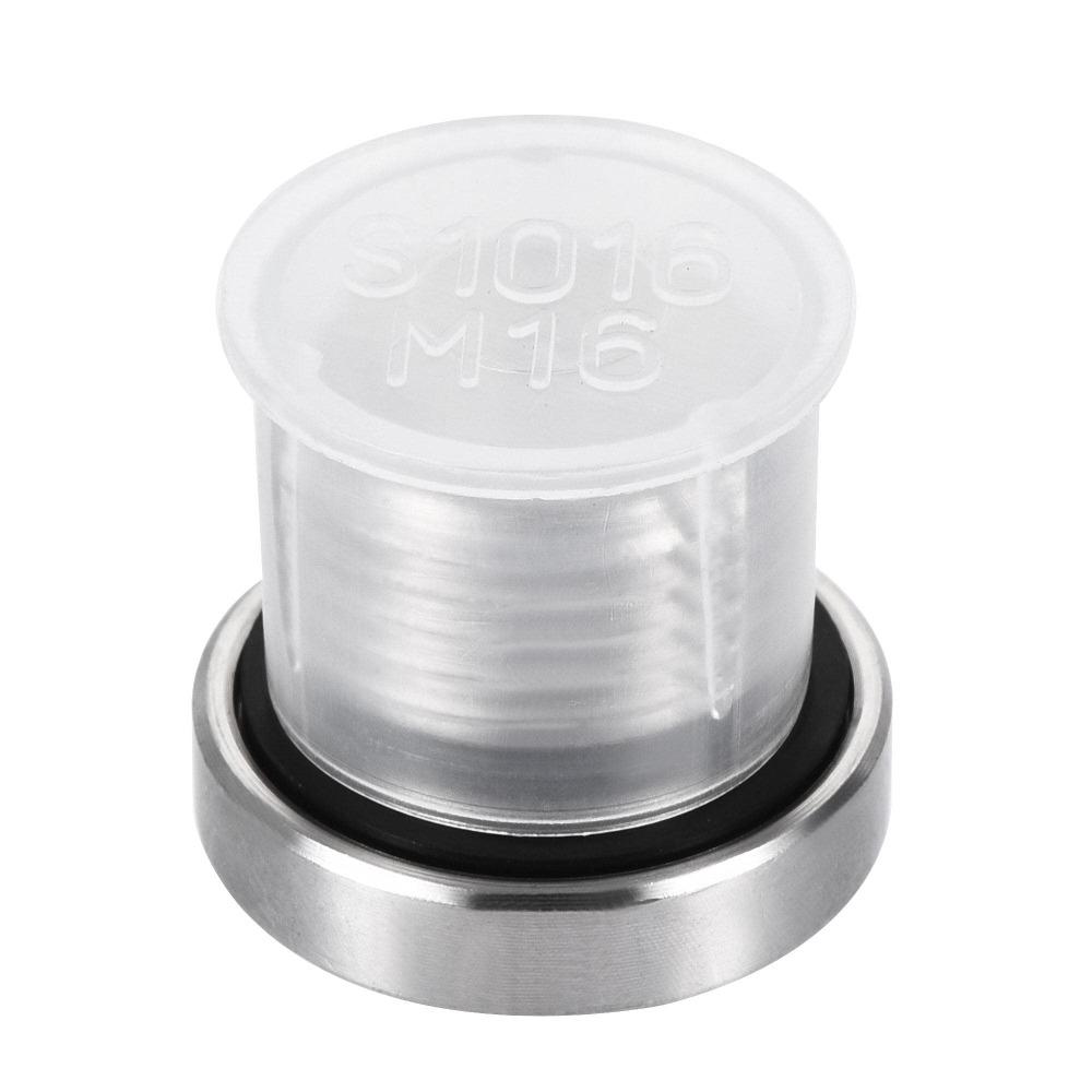 Серебряная шестигранная резьбовая пробка из нержавеющей стали, резиновая уплотнительная масляная пробка, винт, рабочий