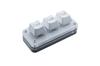 XYZA Tiny Keyboard, CopyPaste Cut Keyboard, 3 Keys, White