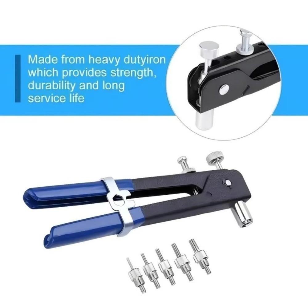 150PCS Repair Tools M3-M8 Flathead Screw Crimp Plier Durable Rivet Nut Kit Automotive Repair