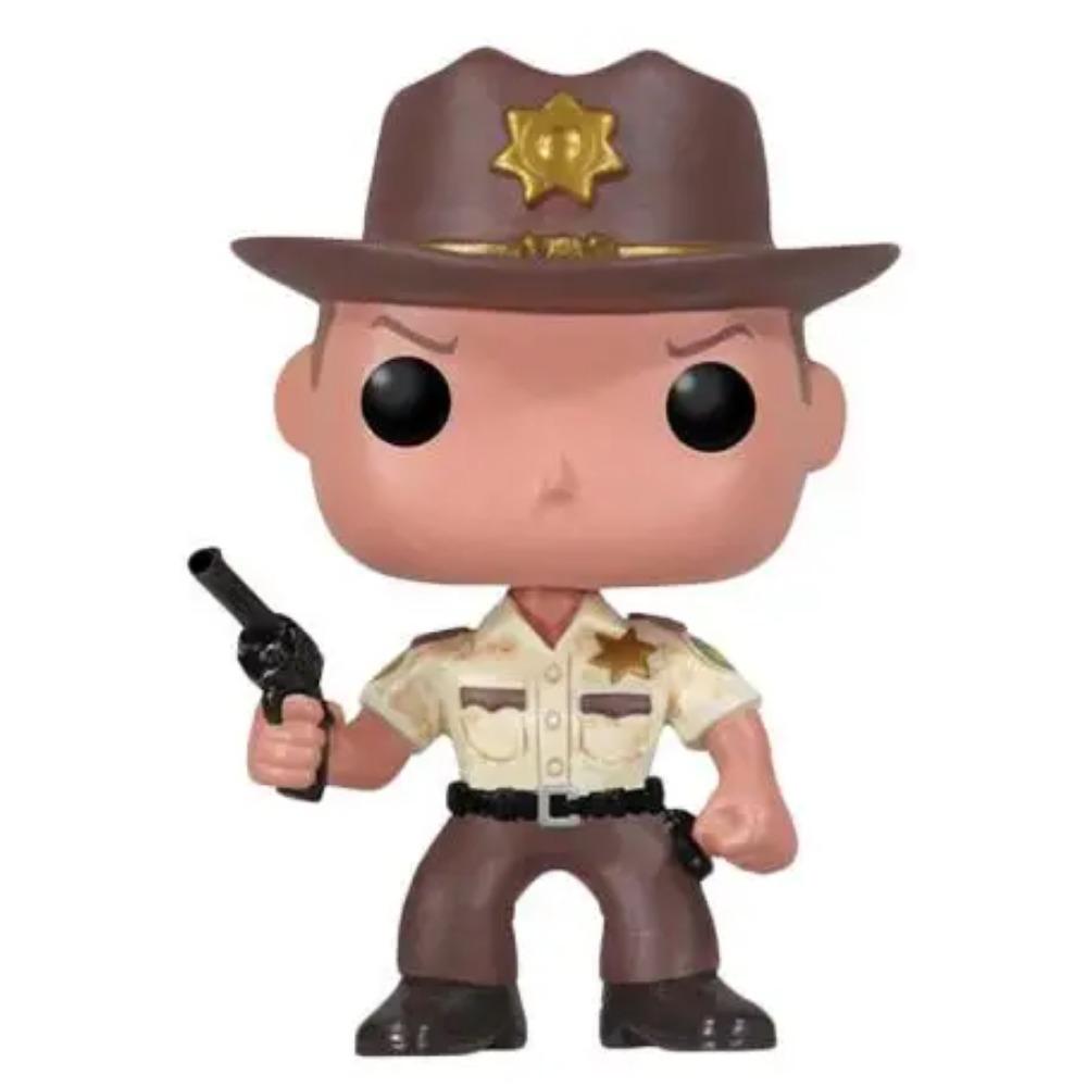 Walking Dead RICK GRIMES BLOOD Blood Vinyle Figure Model Dolls Toys