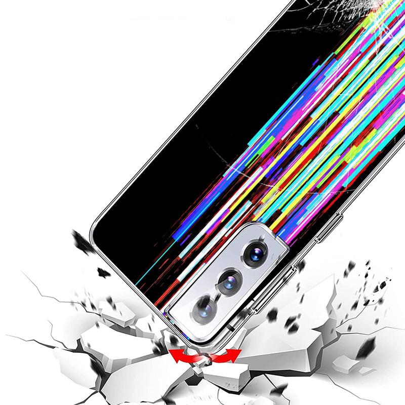 Чехол для телефона с разбитым экраном для Samsung Galaxy S26 S25 Edge S24 S23 FE S22 Ultra S21 Plus S20 + Fundas Cover Coque Galaxy S25