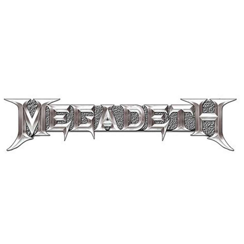 Megadeth Хромированная эмблема с логотипом