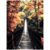 Full 5D Diy Diamond Painting Forest Iron Bridge Embroidery Cross Stitch Home Decor Handmade Gift