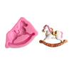 Rocking Horse Fondant Cake Silicone Mold DIY Craft Chocolate Clay Decor Tool