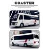 1/32 Toyota Coaster Сплав Люксовый Автобус Модель Автомобиля Литые Металлические Пассажирские Автобусы Модель Автомобиля Симуляция Звук и Свет Детская Игрушка Подарок
