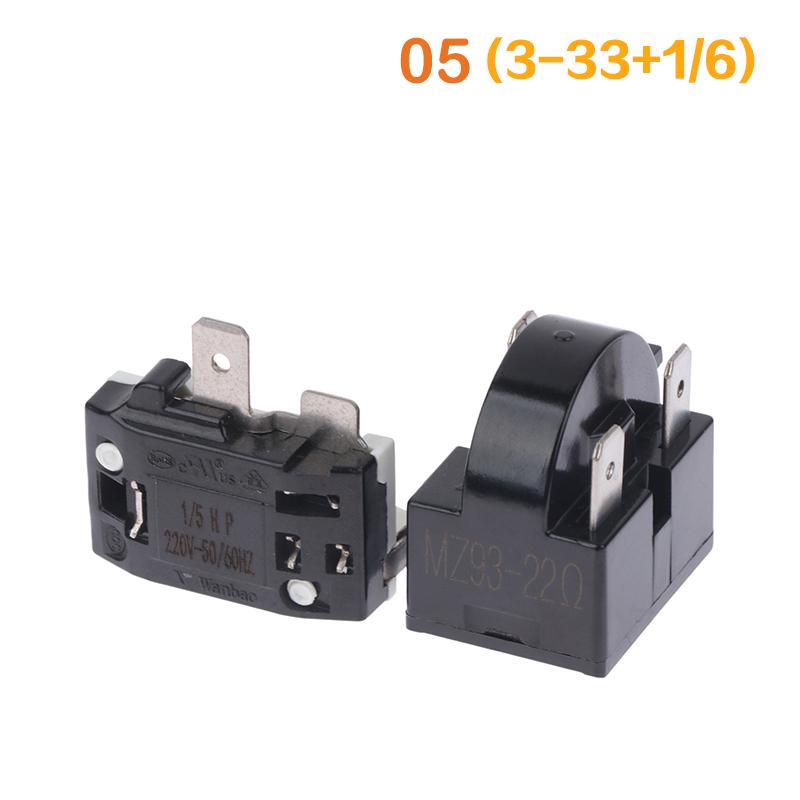 1 шт. PTC реле стартера холодильника реле стартера защита от перегрузки холодильника